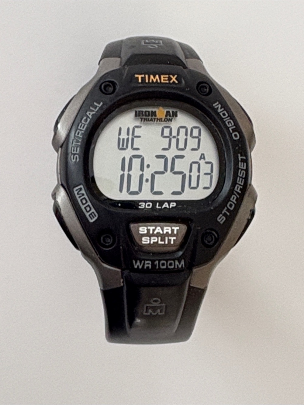Timex Ironman Triathlon Black and Gray Digital Sports Watch